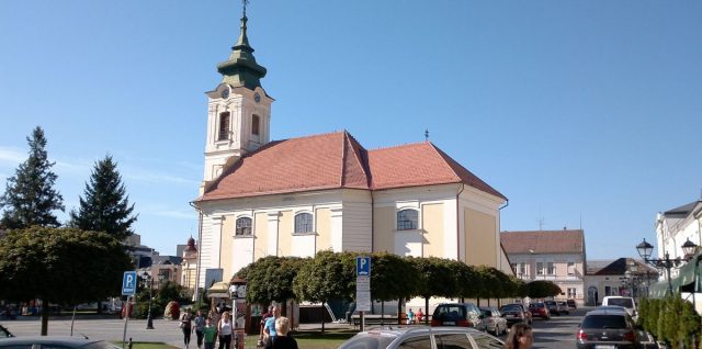 Rimavská Sobota, kostol, Hlavné námestie