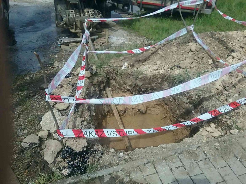 Masívny únik plynu
