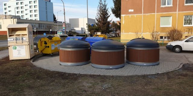 Polopodzemné kontajnery Lučenec