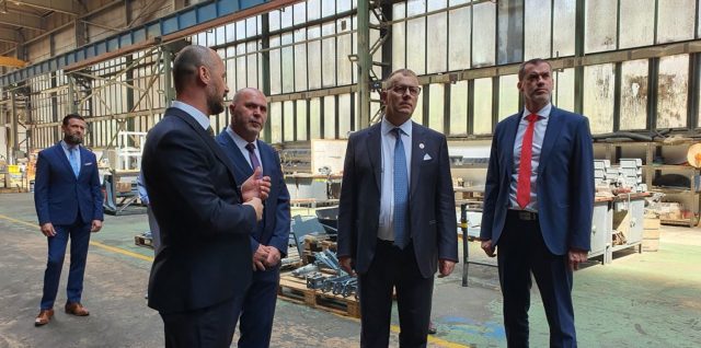 Návšteva Borisa Kollára v CSM Industry Tisovec v roku 2022