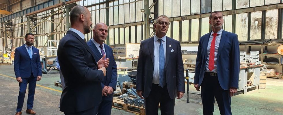 Návšteva Borisa Kollára v CSM Industry Tisovec v roku 2022