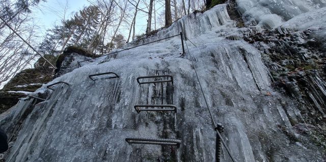 Čertova dolina v zime