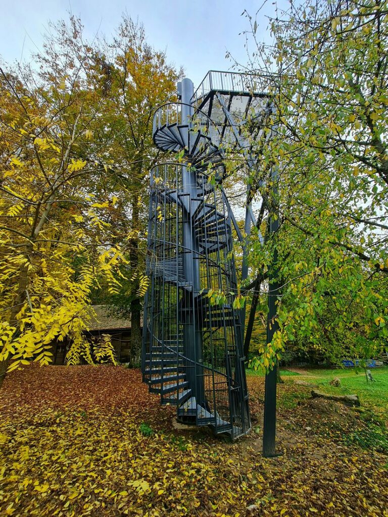 Dolná veža zipline dráhy