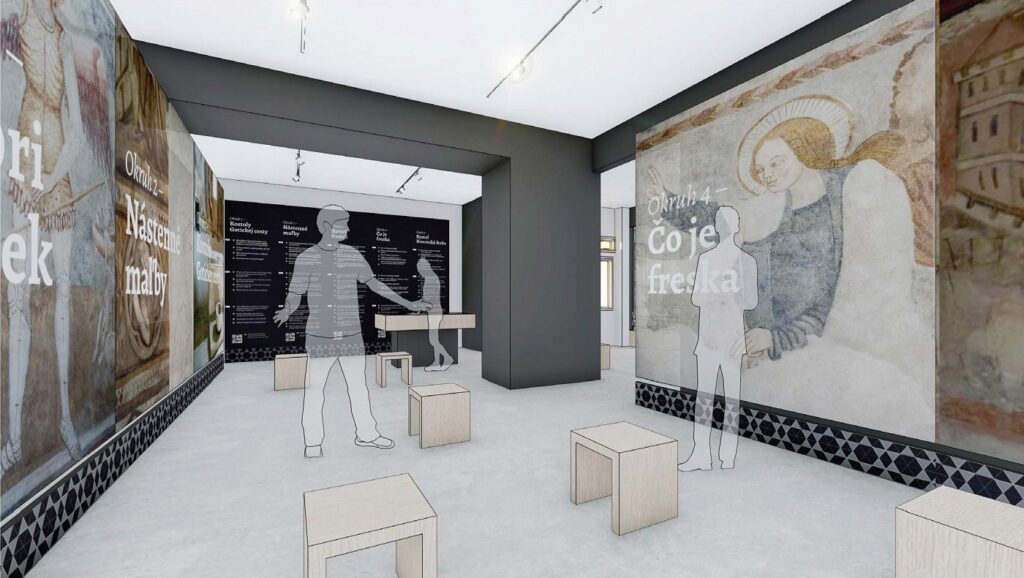 Návštevnícke centrum Rimavská Baňa - vizualizácia priestorov