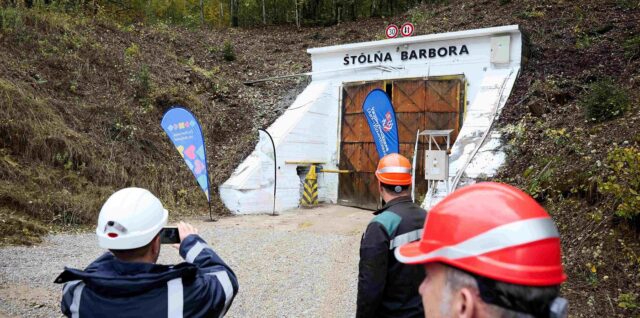 Vchod do štôlne Barbora