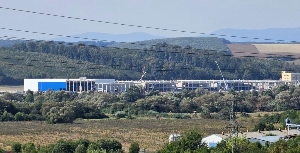 Závod Winkelmann Rimavská Sobota počas výstavby