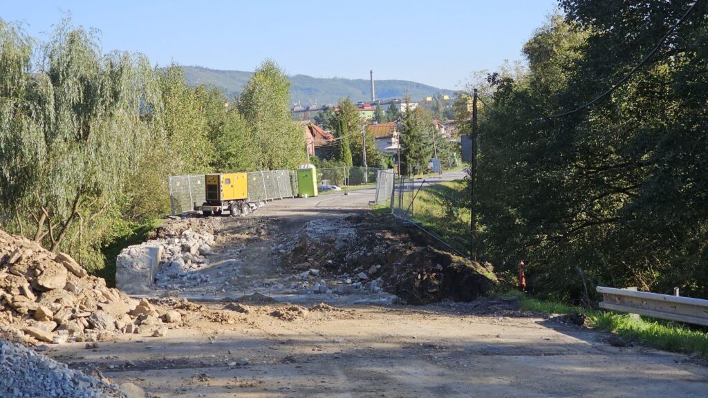 Zbúraný most Hnúšťa