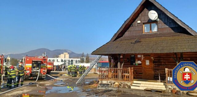 Požiar koliba Banská Bystrica