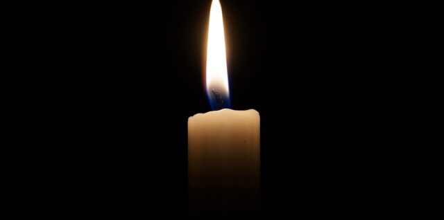 Sviečka, R.I.P, úprimná sústrasť, zosnulý, smrť