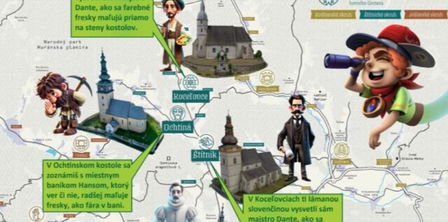 Mobilná hra Za kostolmi s virtuálnym štetcom