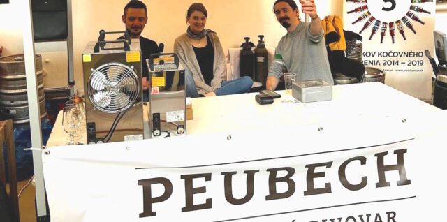 Peubech na salóne piva v Bratislave