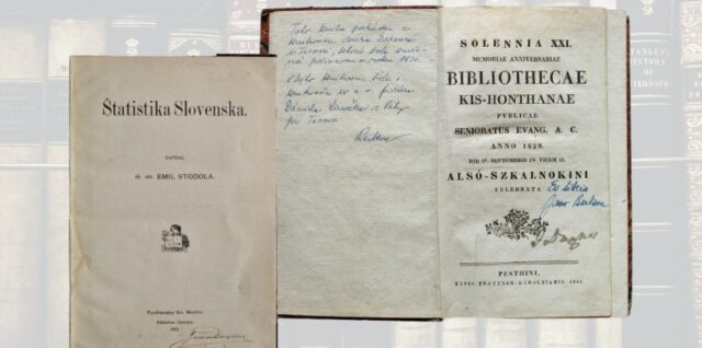 Vlastnícke záznamy významných osobností v knižných dokumentoch