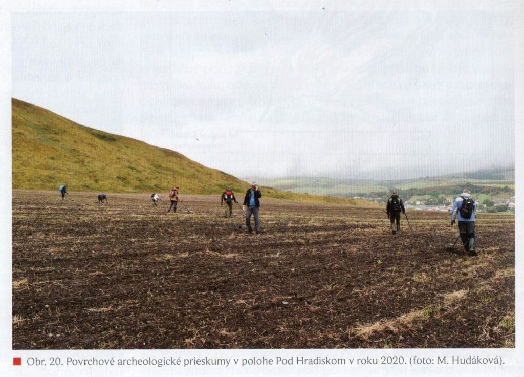 Detektorový prieskum Jánovce pri Poprade. Zdroj publikácia Jánovce, Matúš Hudák a spol.