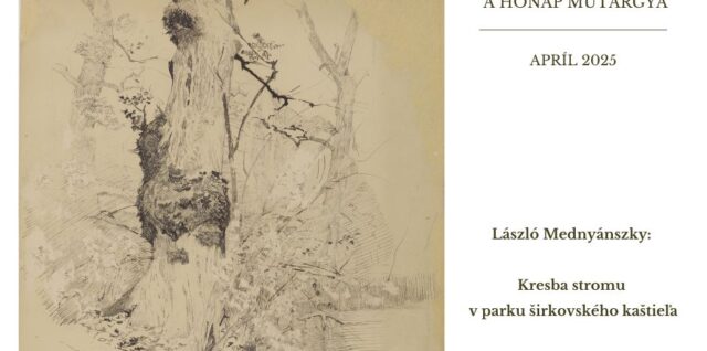 László Mednyánszky, kresba stromu