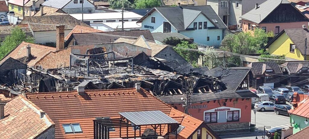 Požiar Centrál Fiľakovo