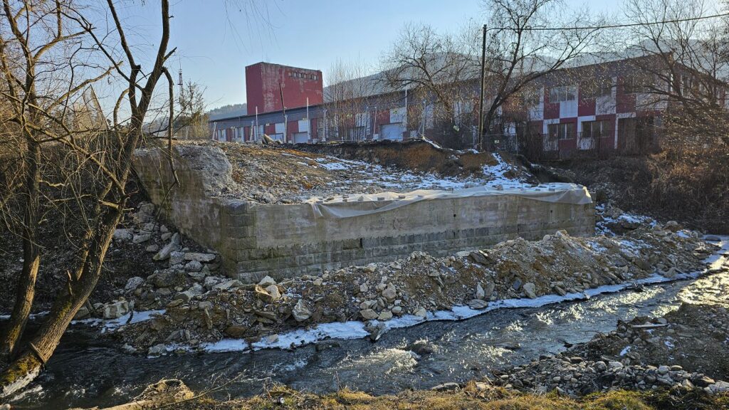 Zbúraný most Hnúšťa