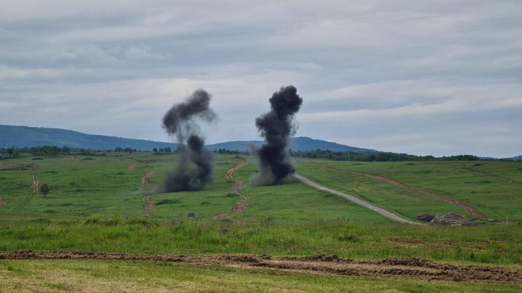 Výbuchy počas cvičenia Slovenský štít