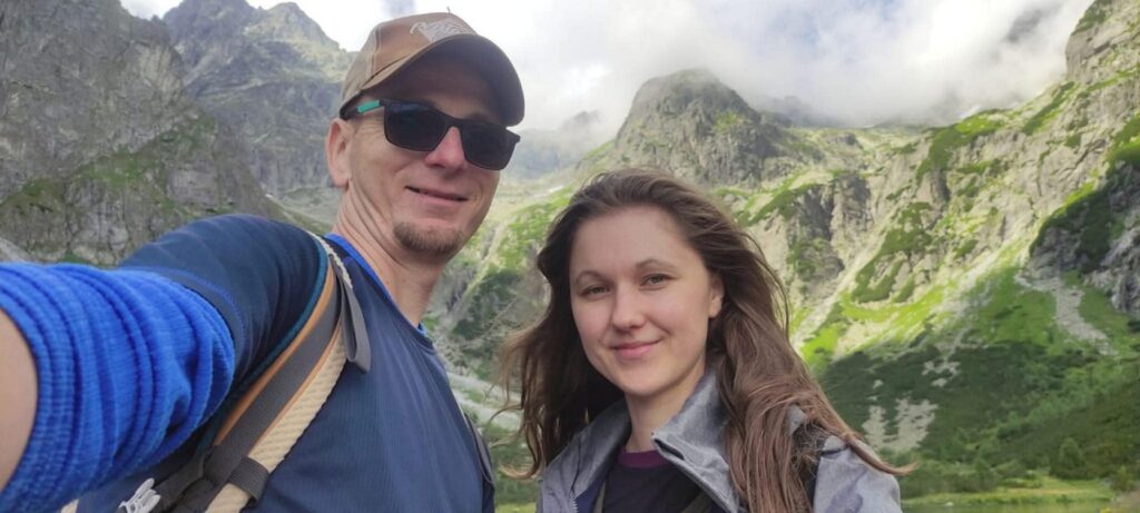 Marian Mesiarik a Andrea Demecsová, lesný kúpeľ