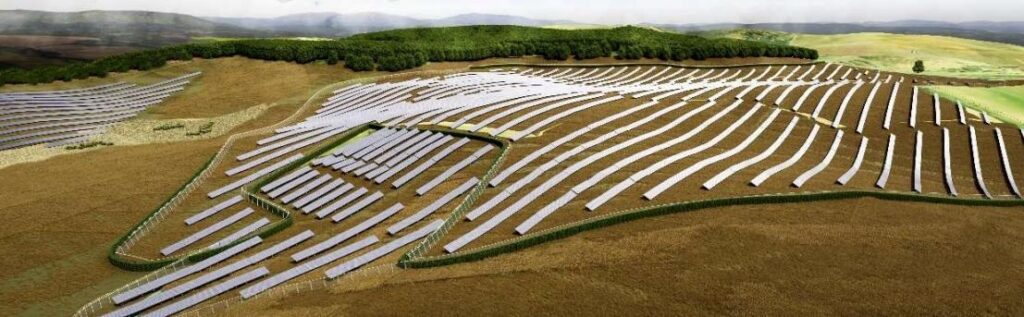 Fotovoltická elektráreň Rimavská Sobota - vizualizácia