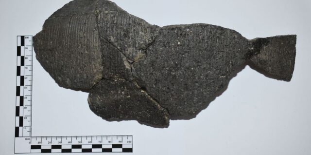 Laténska grafitová keramika