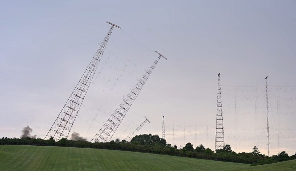 Vysielač Rimavská Sobota, stožiare, búranie