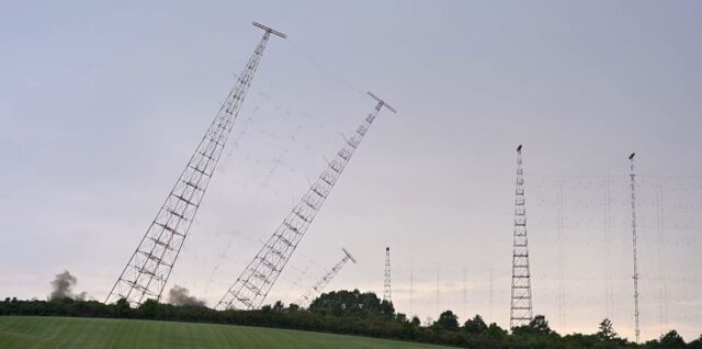 Vysielač Rimavská Sobota, stožiare, búranie