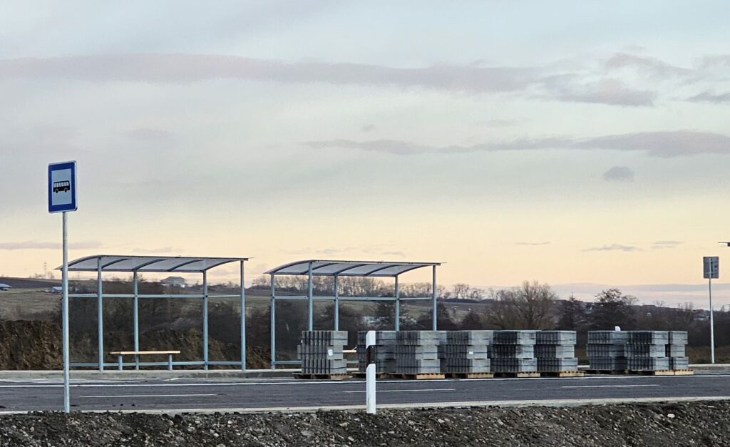 Autobusová zastávka pri firme Winkelmann Rimavská Sobota