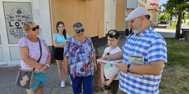 Alexander Botoš počas Archeopotuliek v meste Rimavská Sobota