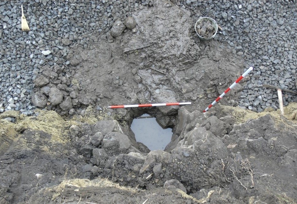 Pôdorys zaniknutej studne na Ul. K. Mikszátha (dnes budova Sociálnej poisťovne)