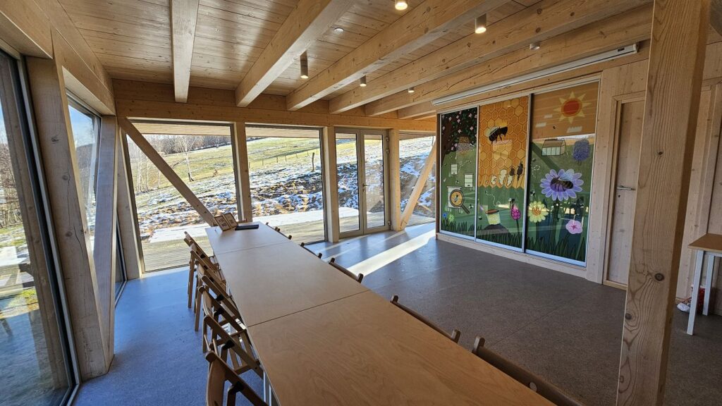 Prednášková miestnosť ekocentra Liešnica