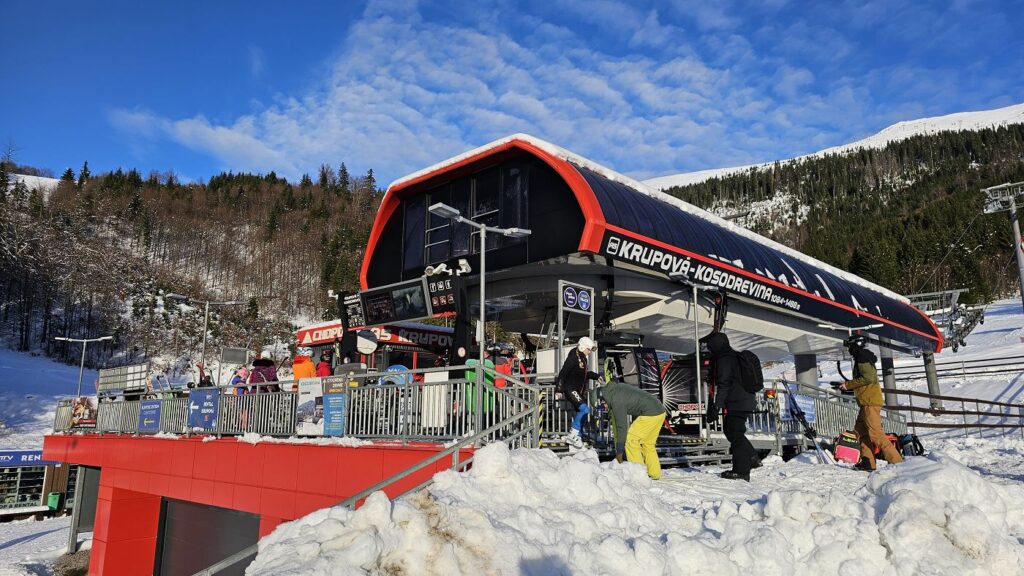 Stanica lanovky na Chopok, Krupová - Kosodrevina