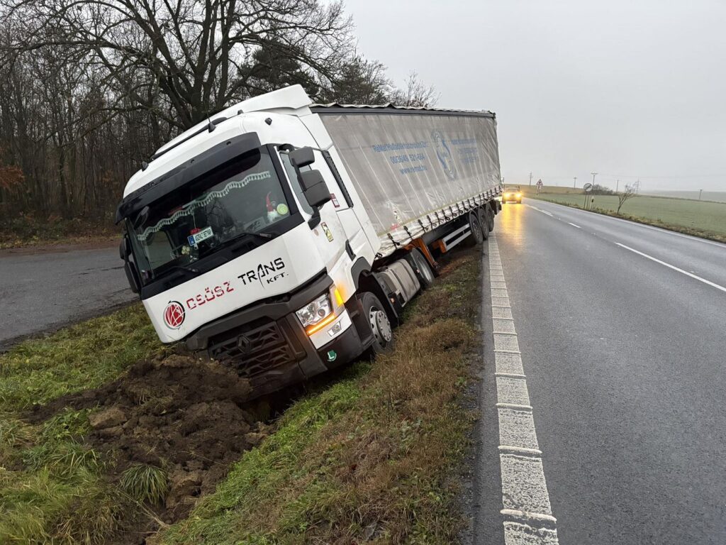 Nehoda kamiónu Rimavská Sobota