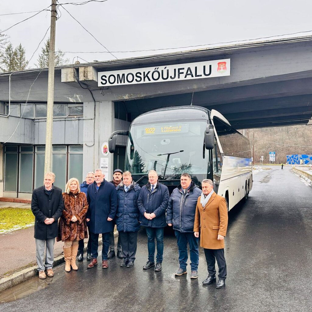 Autobusová linka Lučenec - Budapešť - oficiálne spustenie