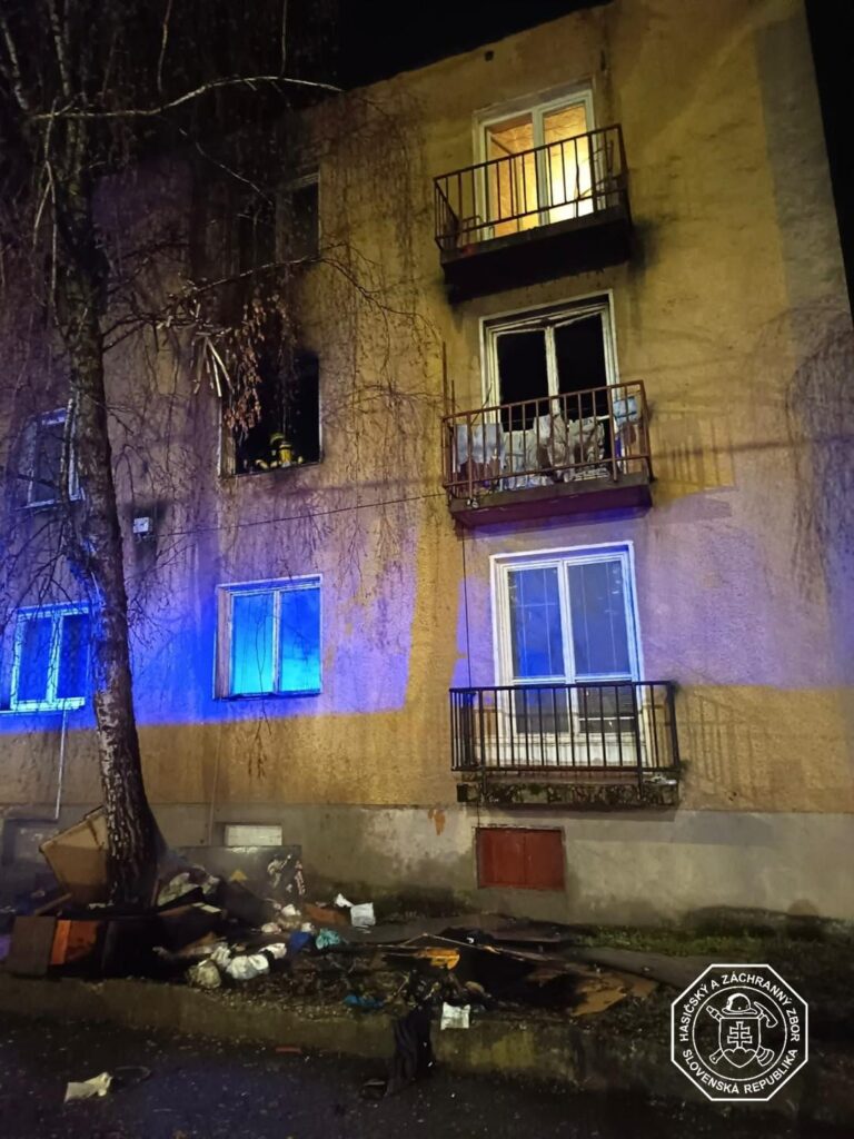 Bytovka, v ktorej došlo k výbuchu