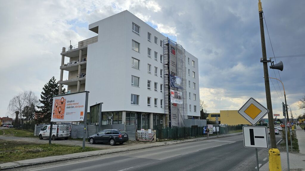 Nová bytovka Záboj na Hostinského ulici, Rimavská Sobota
