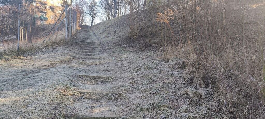 Schody na dopravné ihrisko Rožňava