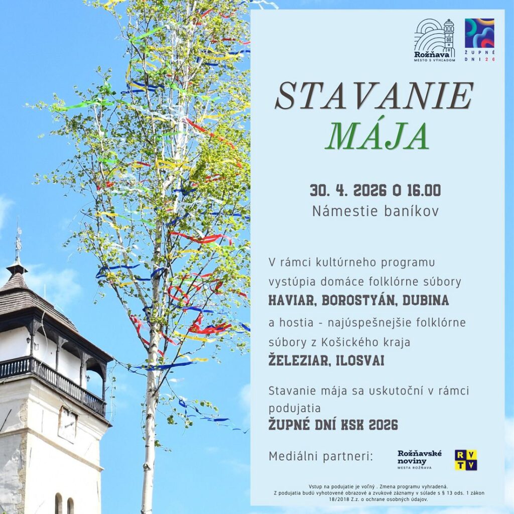 Stavanie maja 2026 Rožňava