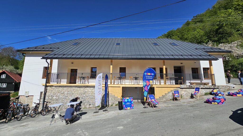 Obnovená klinčiareň Muránska Huta