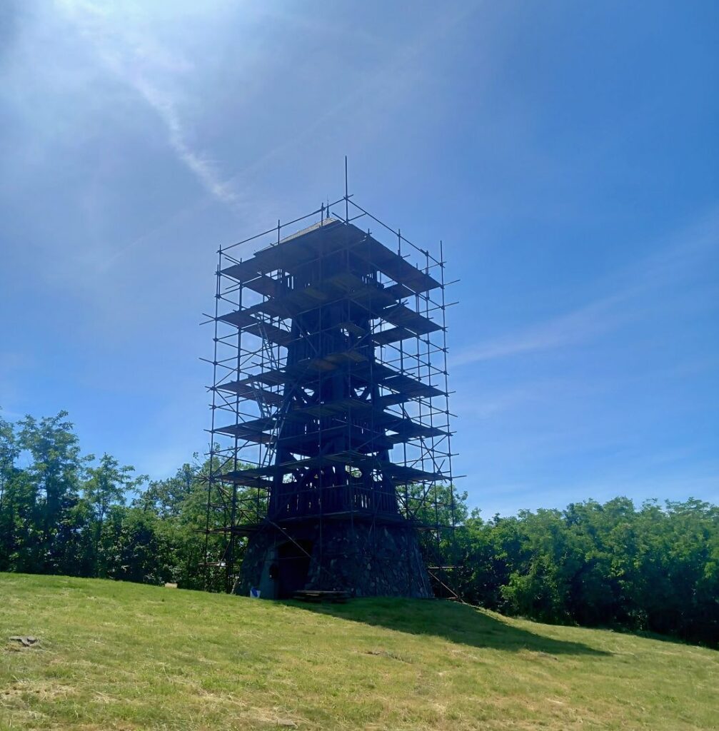 Rozhľadňa Maginhrad, lešenie