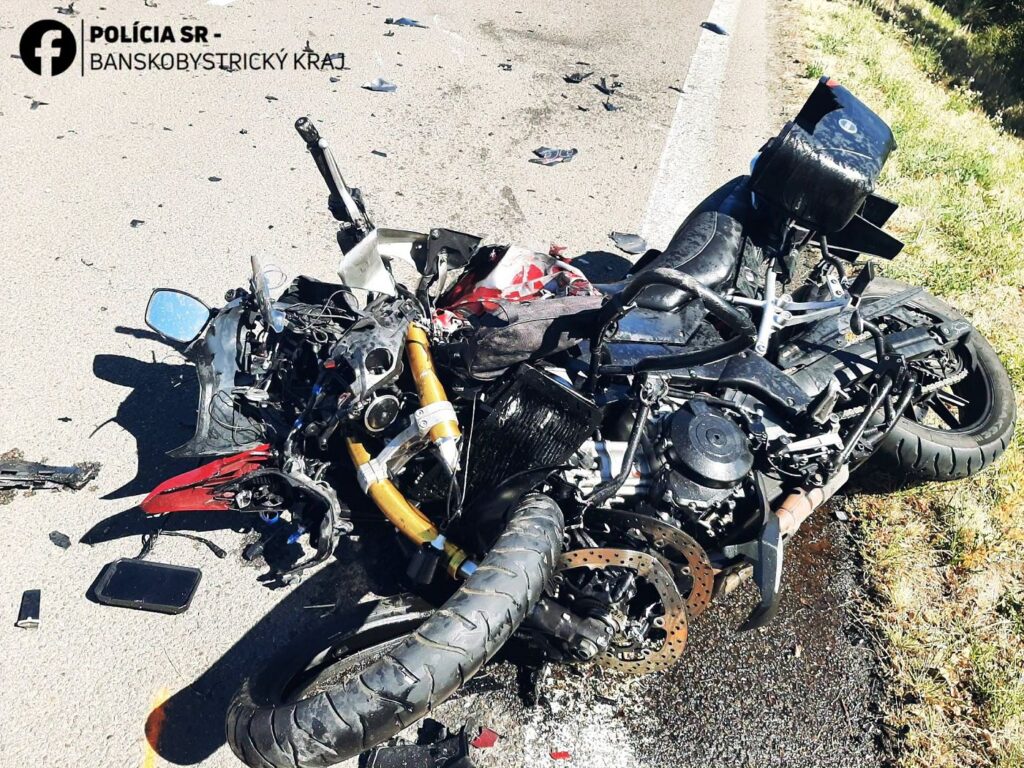 Kováčovce, Peťov, nehoda, motorka