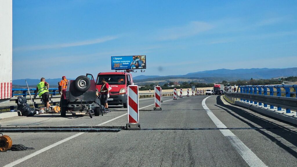 Oprava mostných záverov R2 Tornaľa