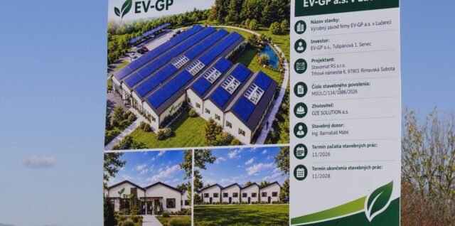 Lučenec, priemyselný park, investor, EV-GP